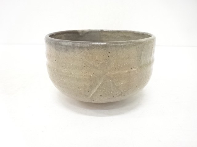 JAPANESE TEA CEREMONY / TEA BOWL CHAWAN / ASH GLAZE / ARTISAN WORK 